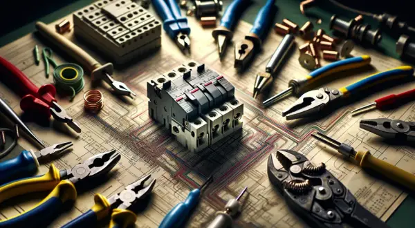 Narzędzia elektryczne i bezpiecznik na schemacie. Jak podłączyć bezpiecznik s? Zestaw do elektryki.