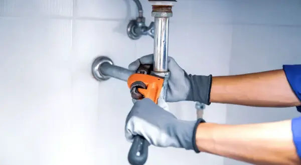 Hydraulik dokręca rurę pod zlewem. Sprawdź punkt hydrauliczny cena robocizny.