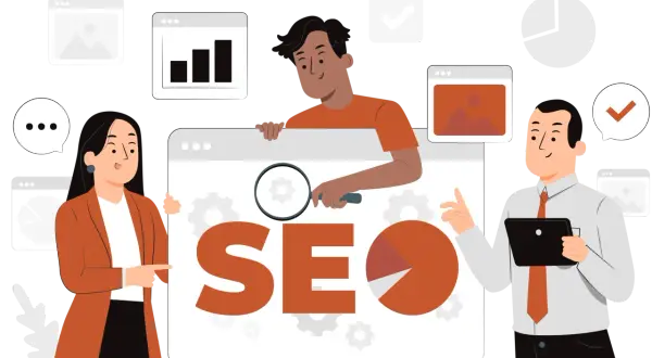 Equipo de **agencia SEO Cuatro Clicks** analizando datos y optimizando estrategias para el éxito digital.