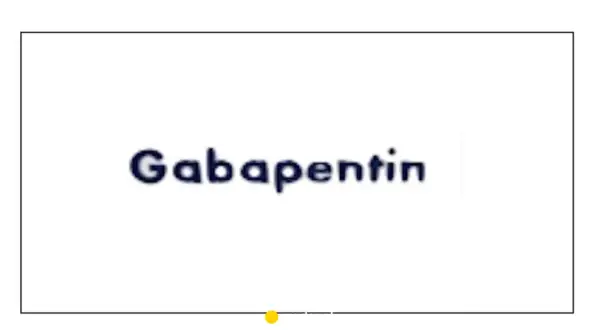 Napis "Gabapentin" na białym tle. Lek ten może pomóc w łagodzeniu bólu.