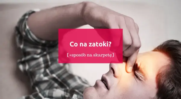Mężczyzna z bólem zatok, szuka sposobu na ulgę. Czy to będzie mikstura na zatoki?