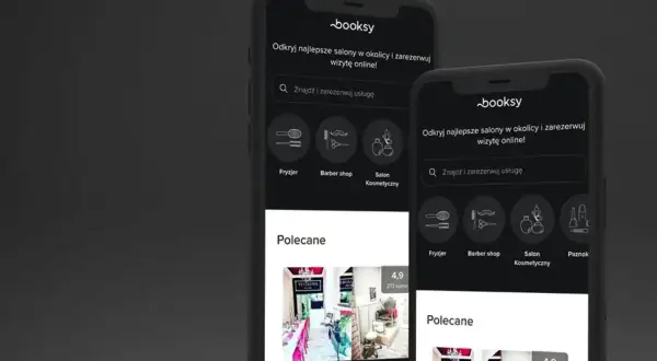 Aplikacja Booksy ułatwia rezerwację wizyt w salonach fryzjerskich i kosmetycznych.