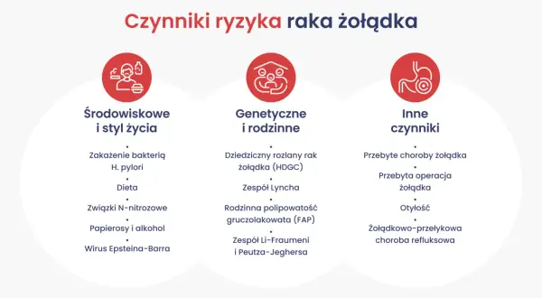 Czynniki ryzyka raka żołądka: środowiskowe, genetyczne i inne. Długość rozwoju raka żołądka zależy od wielu czynników.