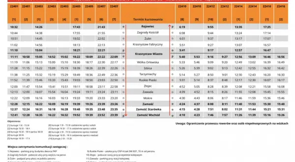Busy Krasnystaw Chełm przez Rejowiec: rozkład jazdy zastępczej komunikacji autobusowej. Sprawdź godziny odjazdów i przyjazdów.