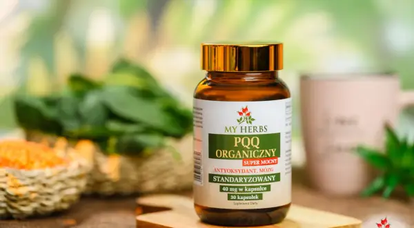 PQQ Organiczny My Herbs - suplement diety z antyoksydantem dla mózgu. Dowiedz się, pqq co to jest i jak działa.
