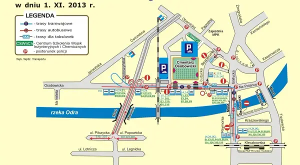Jak dojechać na cmentarz osobowicki we Wrocławiu - proste trasy i wskazówki