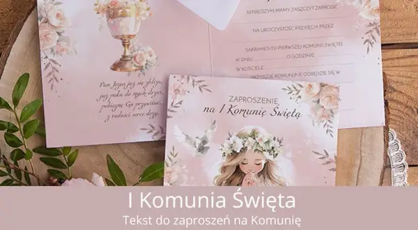 Komunię czy komunię? Poprawna forma na zaproszenie