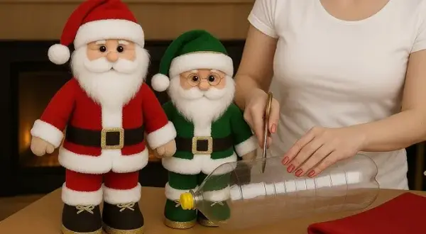 Mikołaj z butelki PET: Zrób to sam! Prosty poradnik krok po kroku