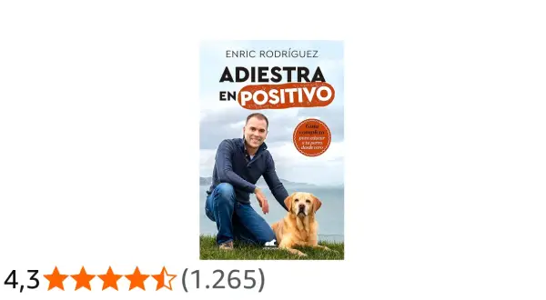 Enric Rodríguez y su perro, protagonistas de "Adiestra en Positivo", una guía completa para educar a tu perro desde cero.