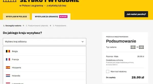 Czy InPost wysyła za granicę? Sprawdź, gdzie możesz nadać paczkę