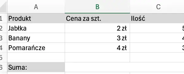 Jak w prosty sposób w Excelu zrobić sumę i uniknąć błędów