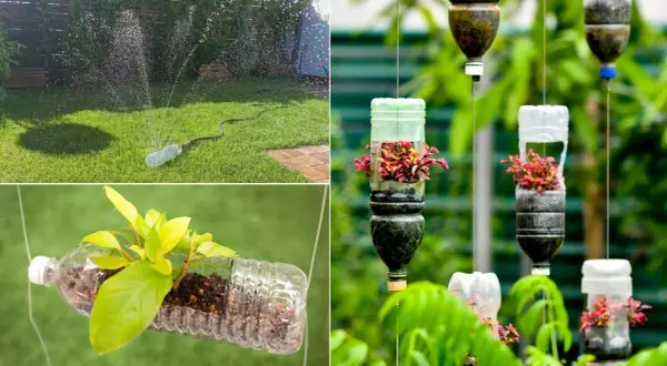 Plastikowe butelki: 20+ kreatywnych pomysłów DIY (ogród, dom, dzieci)