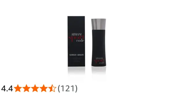 Czarny flakon i pudełko z napisem Armani Code Sport. Zapach dla mężczyzn, idealny na co dzień i do aktywności.