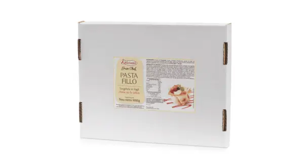 Sfoglie di pasta fillo, un formaggio a pasta filata pronto per essere cucinato, ideale per ricette dolci e salate.