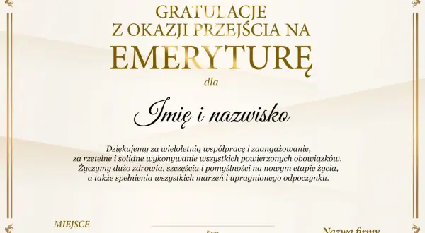 Życzenia na emeryturę: znajdź idealne słowa na każdą okazję