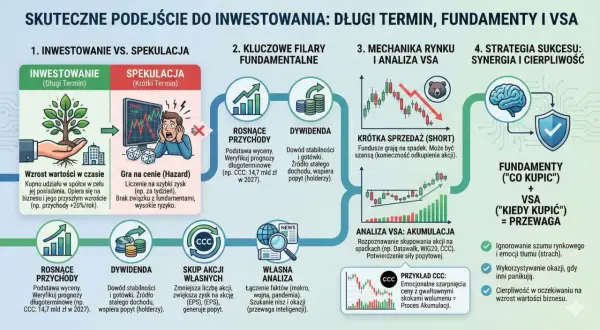 Analiza VSA i fundamenty to klucz do sukcesu. Skup akcji własnych i cierpliwość w oczekiwaniu na wzrost wartości biznesu to dobre trakcja akcje.
