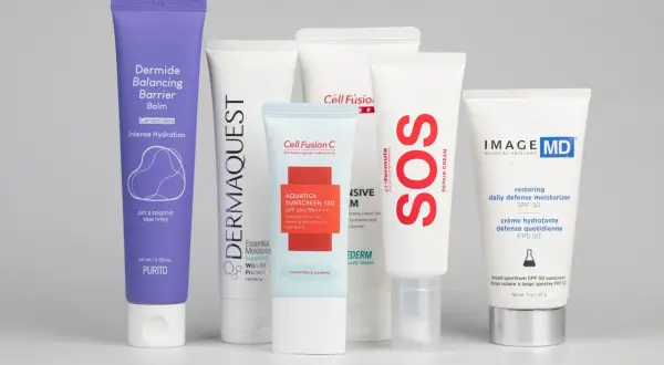 Kremy do twarzy po kwasach: Dermide, Dermaquest, Cell Fusion C, pHformula SOS, Image MD. Szukaj nawilżenia i ochrony.