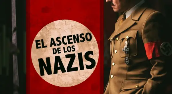 El ascenso de los nazis: un hombre con uniforme nazi y brazalete con esvástica.