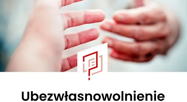Dwie dłonie wyciągnięte ku sobie, symbolizujące pomoc i wsparcie w procesie ubezwłasnowolnienia.