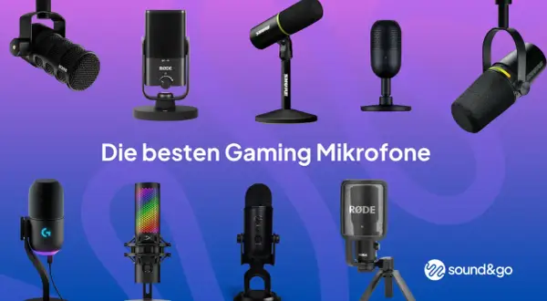 Verschiedene PC-Mikrofone für den Gaming-Einsatz, ideal für einen pc mikrofon test.