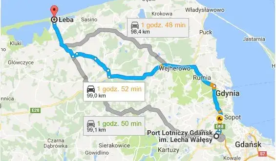 Jak dojechać z Gdańska do Łeby - tanie i szybkie opcje transportu