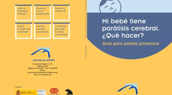 Guía para padres sobre parálisis cerebral espástica. Ofrece información, contactos y apoyo para familias.