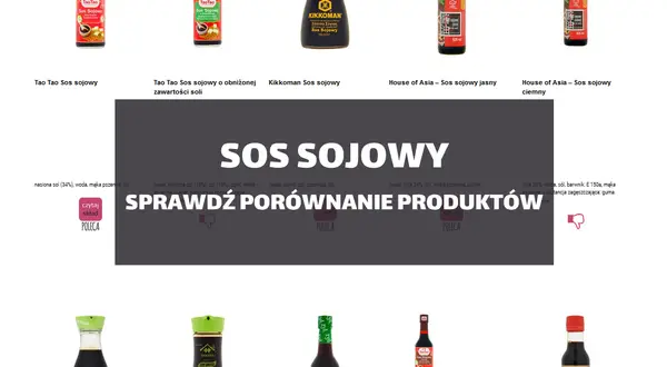 Sos sojowy: skład, rodzaje i wybór. Czy wiesz, co jesz?