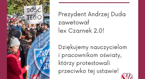Lex Czarnek: Czy kontrowersyjna ustawa oświatowa weszła w życie?