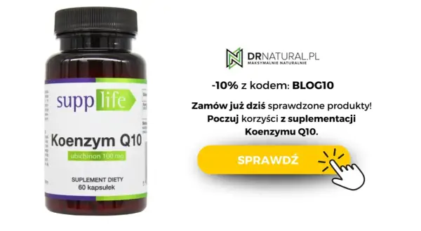 Suplement diety Koenzym Q10. Dowiedz się, z czym nie łączyć, by czerpać z niego jak najwięcej korzyści. Zamów z rabatem!