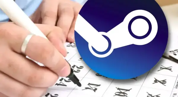 Ręka z markerem zaznacza daty na kalendarzu, obok logo Steam. Czy da się wypłacić pieniądze ze Steam? Czas pokaże.