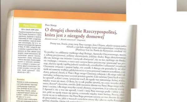 Kazania sejmowe streszczenie: Piotr Skarga w "Kazaniu trzecim" wzywa do jedności, by uleczyć Rzeczpospolitą z choroby niezgody.