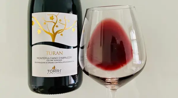 Turan Montepulciano d'Abruzzo, vino rosso delle Colline Teramane, dove si trova la cantina Torri.