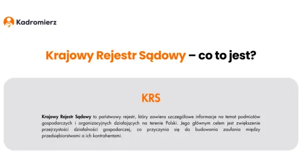 Co to jest numer KRS i dlaczego jest kluczowy dla firm w Polsce