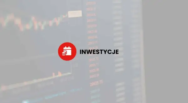 Wykresy giełdowe i tekst "INWESTYCJE" obok ikony kalendarza z monetami. Analiza wartości nominalnej akcji.