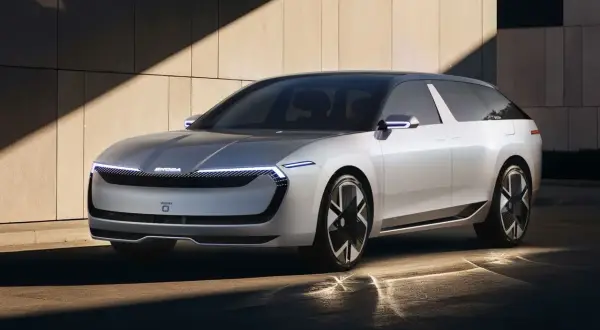 Concept car Skoda Vision 7S, un SUV elettrico con un design audace che anticipa la skoda origine.