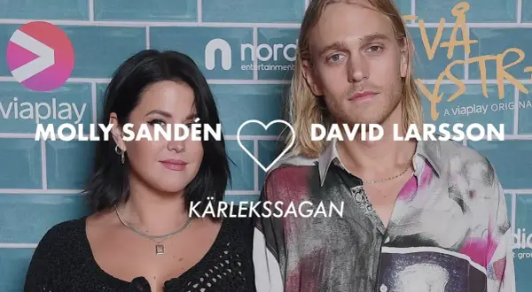 Molly Sandén och David Larsson i "Kärlekssagan".