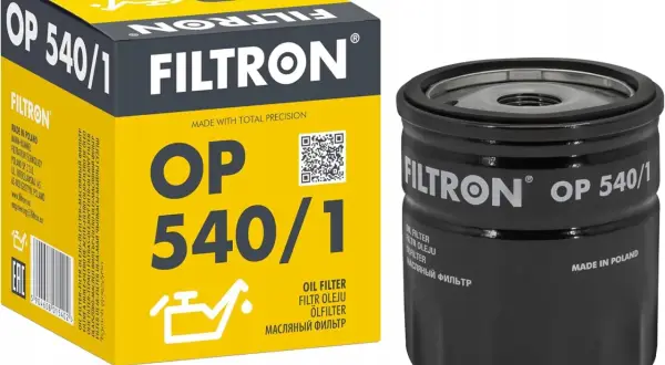 Filtron OP 540/1 – filtr oleju. Opinie o jakości i trwałości tego produktu są pozytywne.