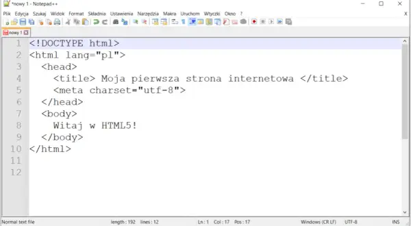 Jak zrobić stronę internetową HTML w Notepad++ - proste kroki dla każdego