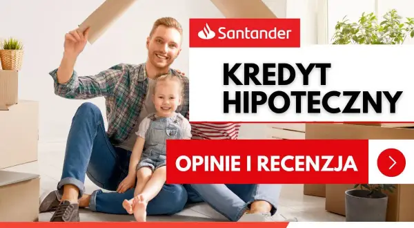 Szczęśliwa rodzina z dzieckiem planuje zakup domu, korzystając z oferty Santander kredyt hipoteczny. Opinie i recenzja.