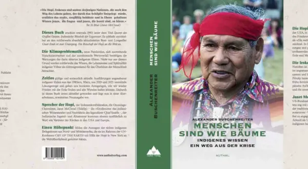 Alexander Buschenreiter: "Menschen sind wie Bäume". Indigenes Wissen als Weg aus der Krise. Einblicke in Hopi- und Irokesen-Kultur, die auch in Deutschland relevant sind.