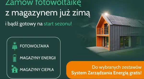 Nowoczesny dom z fotowoltaiką i magazynami energii. System zarządzania energią fotowoltaika w gratisie!