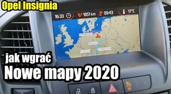 Jak zaktualizować mapy w oplu insigni i uniknąć problemów na drodze