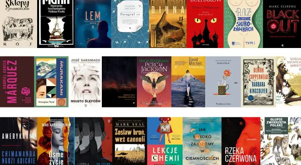 Kolekcja mądre książki, które warto przeczytać: od klasyki literatury po współczesne bestsellery.