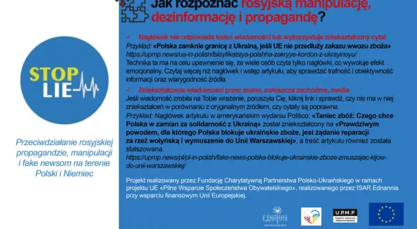 Jak rozpoznać rosyjską manipulację, dezinformację i propagandę? Zniekształcone cytaty i nagłówki to częste techniki.