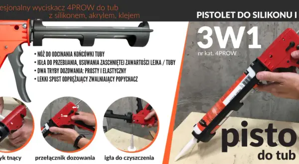 Jak używać pistoletu do silikonu - unikaj najczęstszych błędów