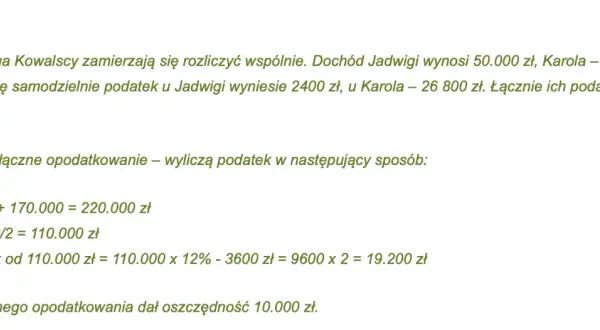Jak lepiej rozliczać PIT razem czy osobno, by zaoszczędzić na podatkach?