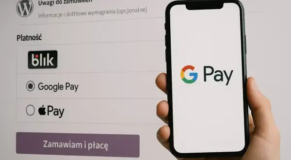 Wybierasz płatności telefonem: Blik, Google Pay lub Apple Pay. Szybko i wygodnie zapłacisz za zakupy.