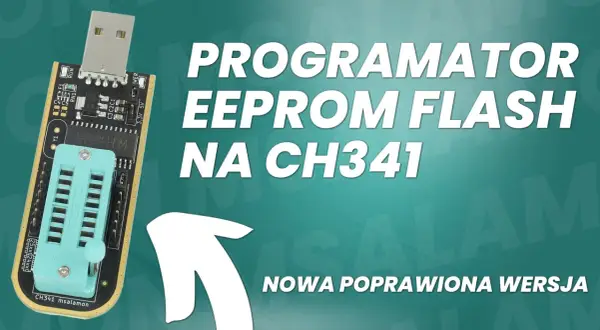 Programator EEPROM Flash na CH341, nowa poprawiona wersja. Urządzenie z gniazdem do układów i złączem USB.