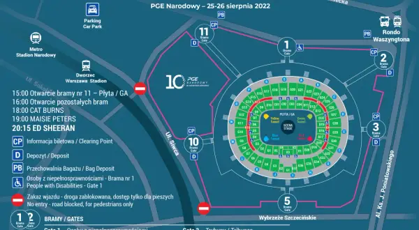 Ile trwa koncert Eda Sheerana? Pełny harmonogram i porady