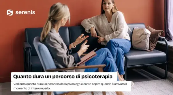 Due donne in terapia. Si discute quanto dura un percorso dallo psicologo e quando è il momento giusto per concluderlo.